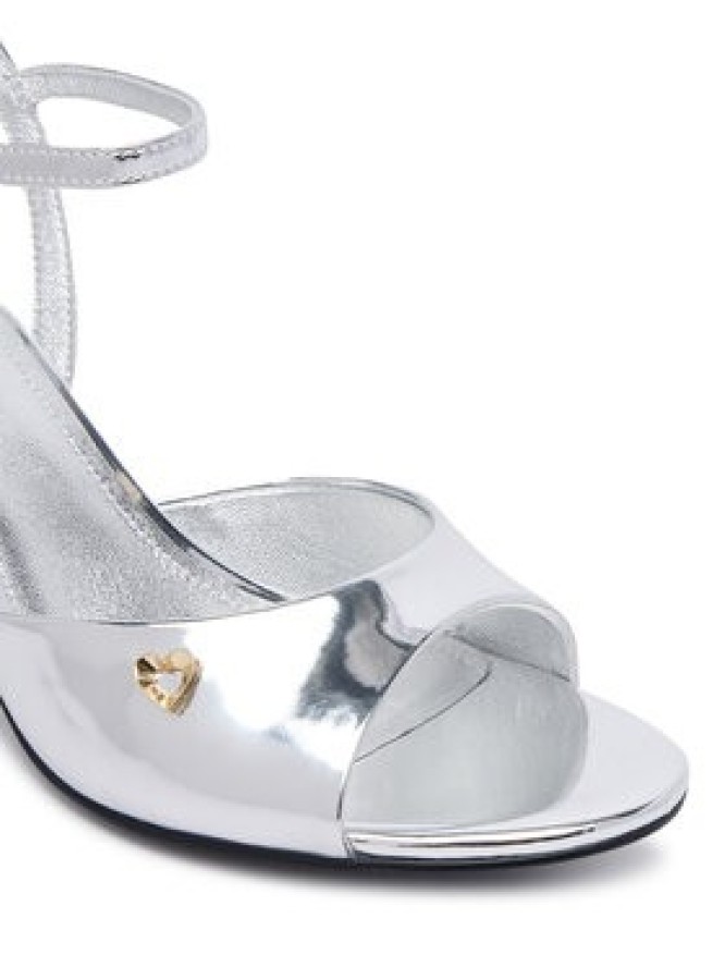 LOVE MOSCHINO Sandały JA16107G0OJE090B Srebrny