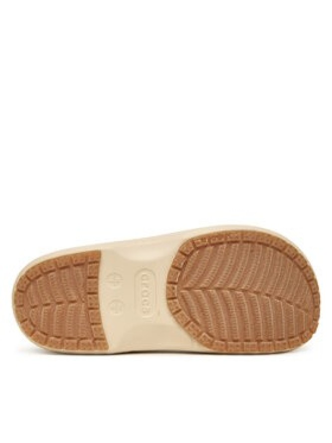 Crocs Klapki Classic Lined Shorty 211380 Écru