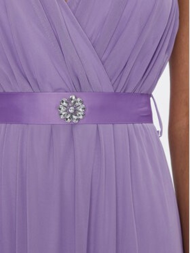 Rinascimento Sukienka wieczorowa CFC0122684003 Fioletowy Regular Fit