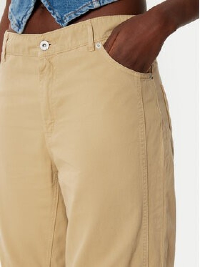 HUGO Spodnie materiałowe Hunder 50530833 Beżowy Relaxed Fit