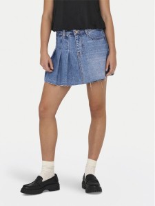 ONLY Spódnica jeansowa Kadie 15345569 Niebieski Regular Fit