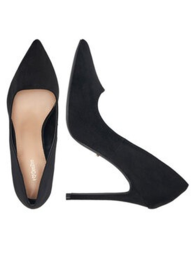 DeeZee Szpilki 92831-201-BLACK SU Czarny