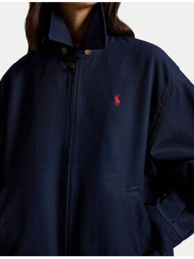 Polo Ralph Lauren Kurtka przejściowa 211A96311002 Granatowy Oversize