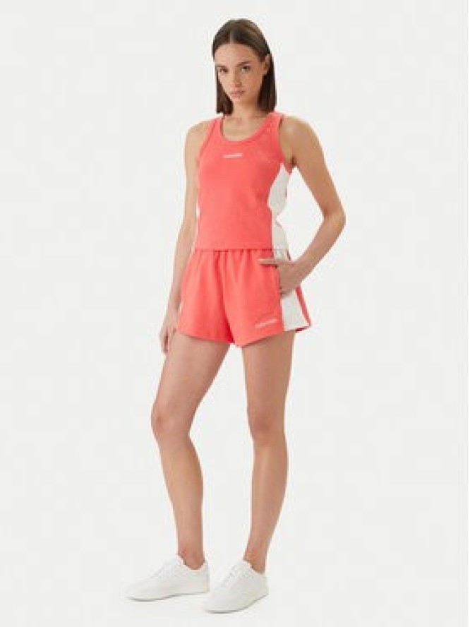 Calvin Klein Swimwear Szorty materiałowe LV00Q61153 Różowy Regular Fit