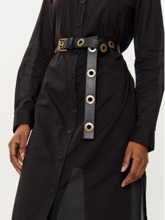 MICHAEL Michael Kors Sukienka koszulowa MR5829W4YJ Czarny Regular Fit