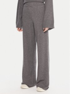 Kontatto Spodnie dzianinowe 3M0966C Szary Relaxed Fit