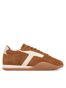 Tommy Hilfiger Sneakersy Th Vintage Low Runner Suede FW0FW09621 Brązowy