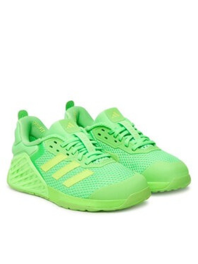 adidas Buty na siłownię Dropset 3 strength training JR1676 Zielony