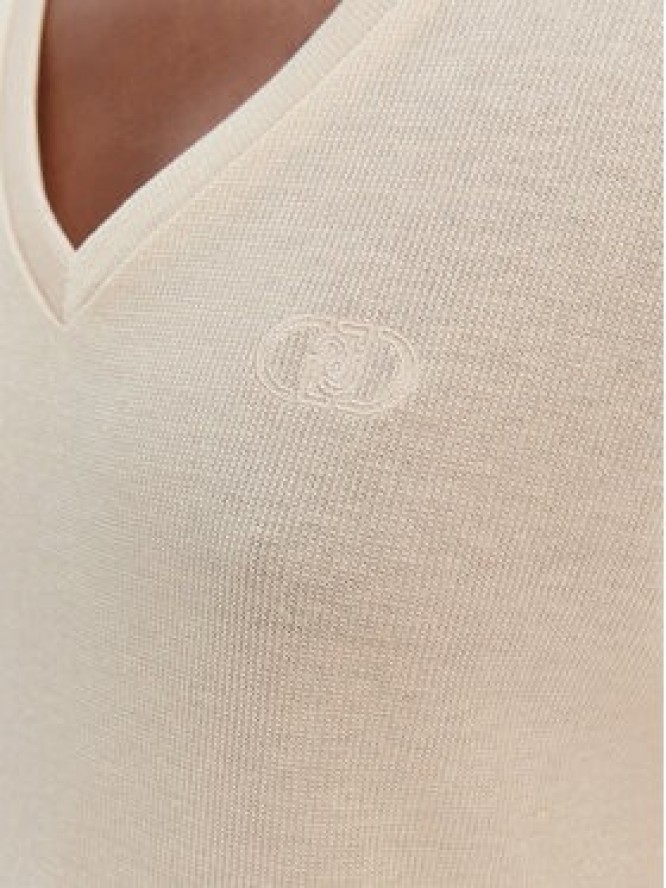 Liu Jo Sport T-Shirt TA6175 J3845 Écru Regular Fit