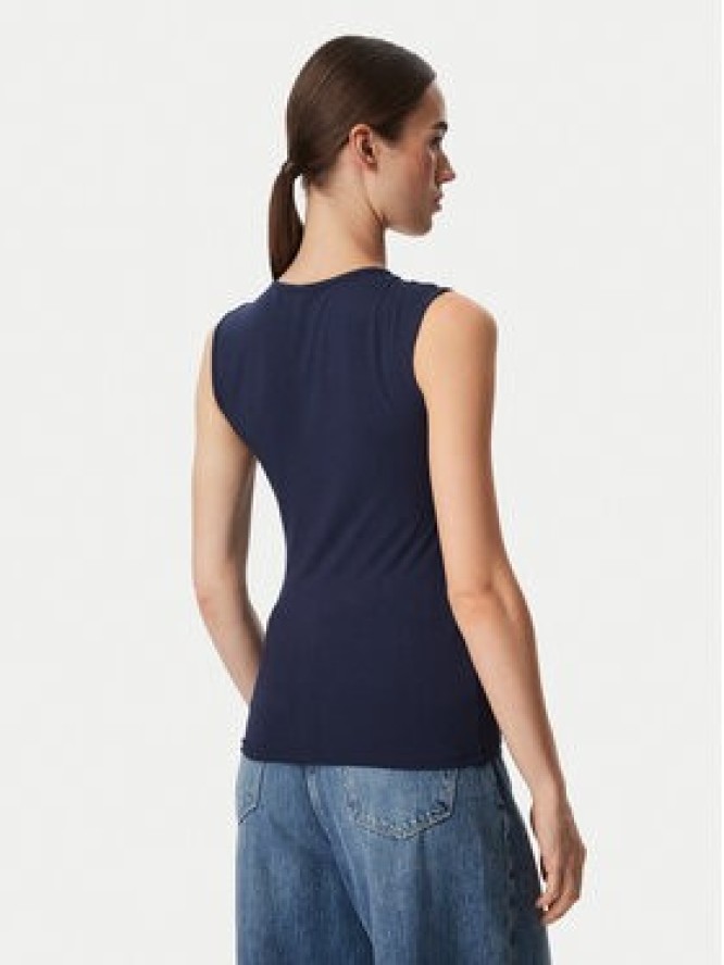 Guess Top W6YP17 K3881 Granatowy Regular Fit
