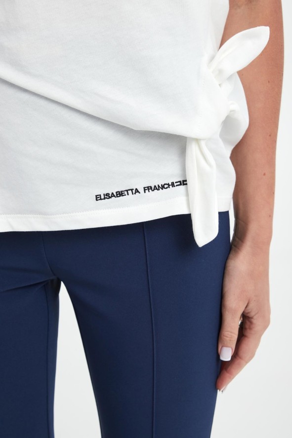 Top damski z kokardami ELISABETTA FRANCHI