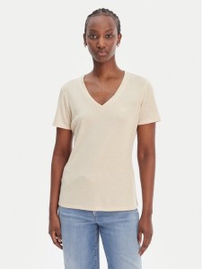 Liu Jo Sport T-Shirt TA6175 J3845 Écru Regular Fit