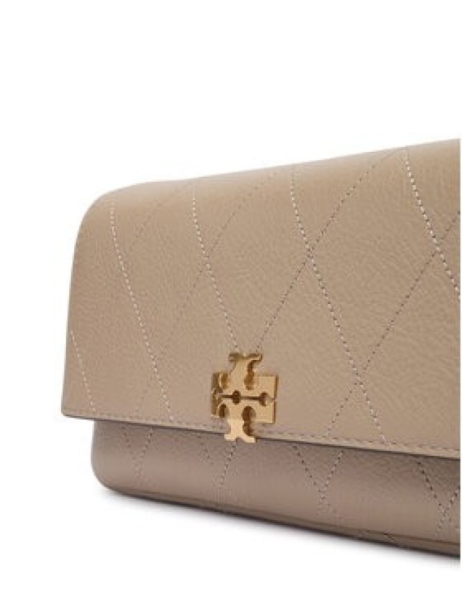 Tory Burch Torebka Quilted Chain Wallet 186041 Kremowy