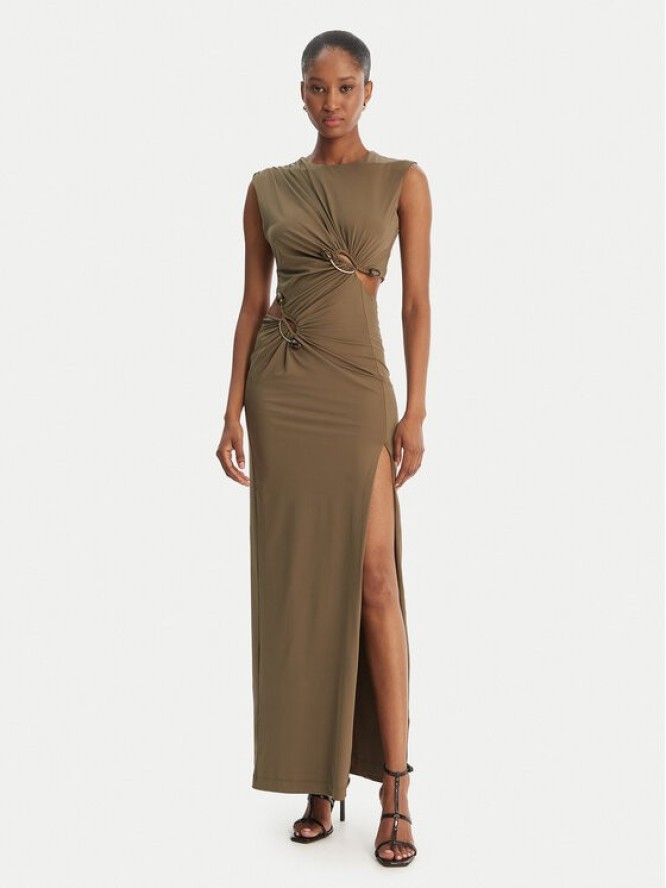 Bardot Sukienka wieczorowa Felix 60289DB Zielony Slim Fit