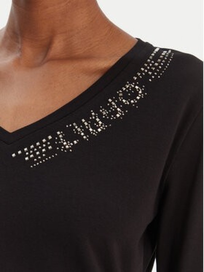 Liu Jo Sport Bluzka TA6053 JS003 Czarny Regular Fit