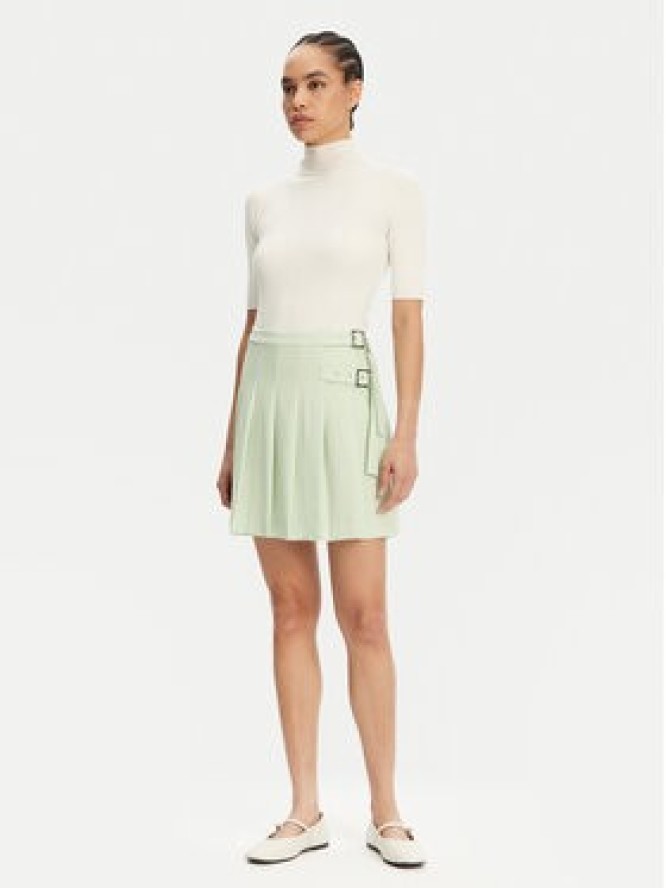 Maryley Spódnica plisowana 25EB711/21BE Zielony Regular Fit