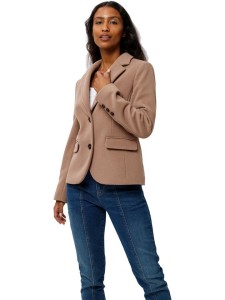 Heine Wełniany blezer w kolorze beżowym rozmiar: 48