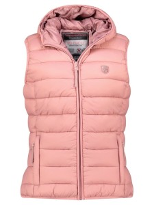Geographical Norway Kamizelka pikowana "Vatikotal" w kolorze jasnoróżowym rozmiar: XL