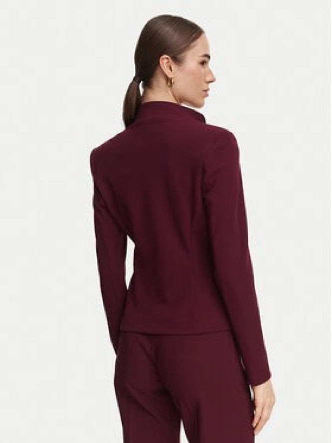 Rinascimento Marynarka CFC0130203003 Bordowy Slim Fit