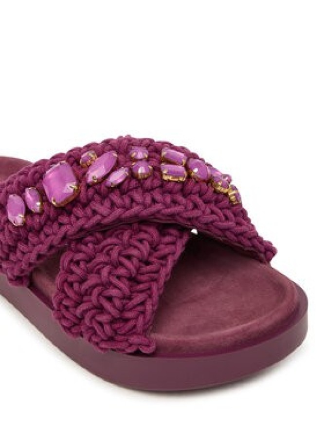 Inuikii Klapki Woven Stones 1004.003.0073 Bordowy