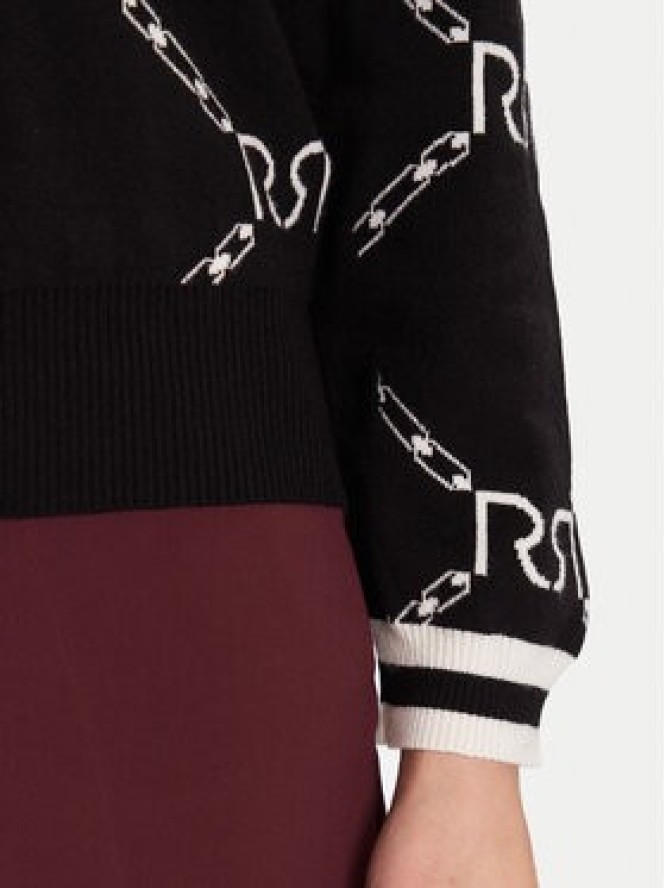 Rinascimento Kardigan CFM0012074003 Czarny Regular Fit