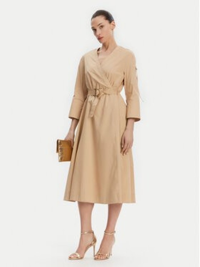 Liu Jo Sukienka codzienna WA5170 T4390 Beżowy Regular Fit