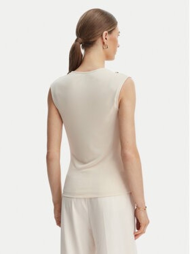 Rinascimento Bluzka CFC0128663003 Beżowy Regular Fit