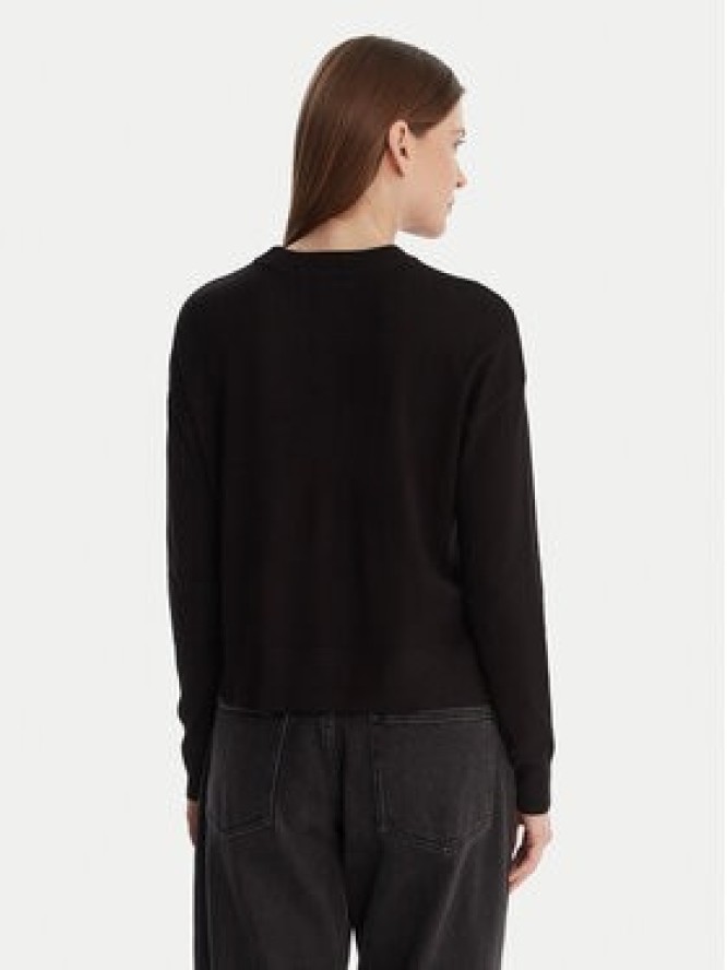 DKNY Sweter P5MSLJ92 Czarny Regular Fit
