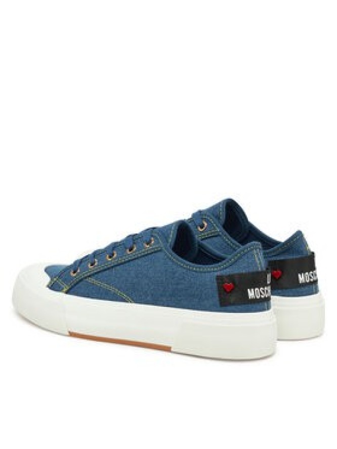 LOVE MOSCHINO Trampki JA15012G1MJO5700 Niebieski