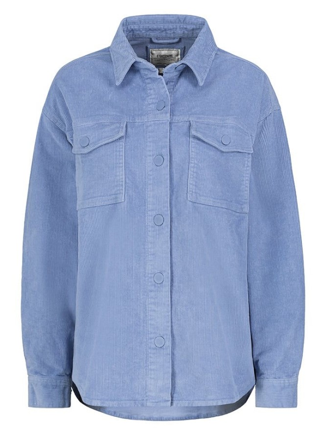 Eight2Nine Koszula sztruksowa w kolorze błękitnym rozmiar: S