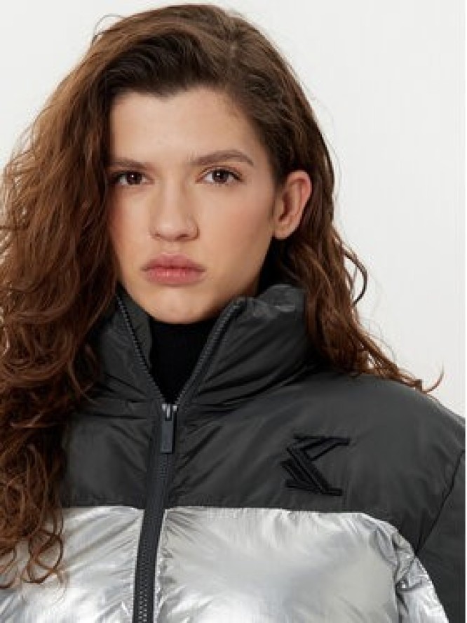 Karl Kani Kurtka zimowa Og Metallic Block 61760015 Czarny Regular Fit