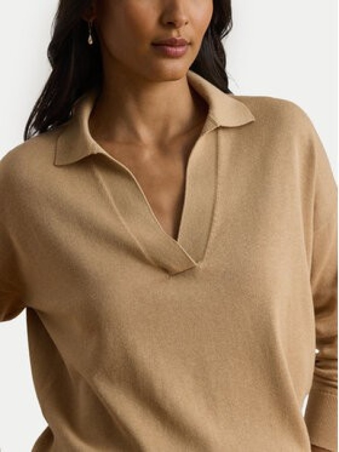 LAUREN RALPH LAUREN Sweter 200P14056004 Beżowy Regular Fit