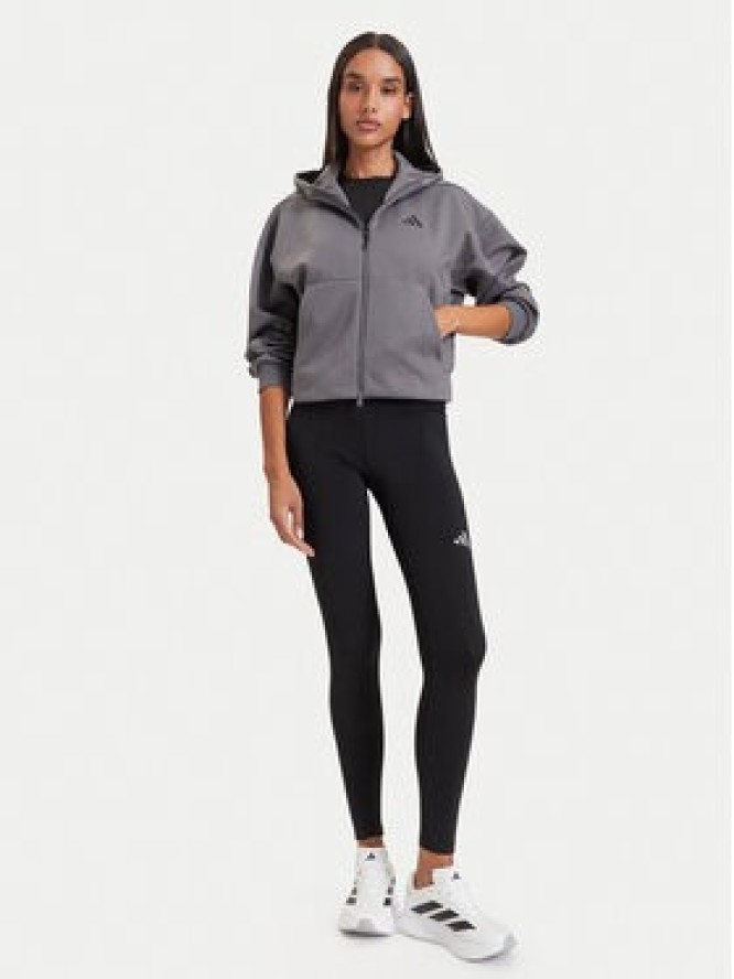 adidas Bluza Adidas Z.N.E. Cropped KF6394 Szary ciemny Loose Fit