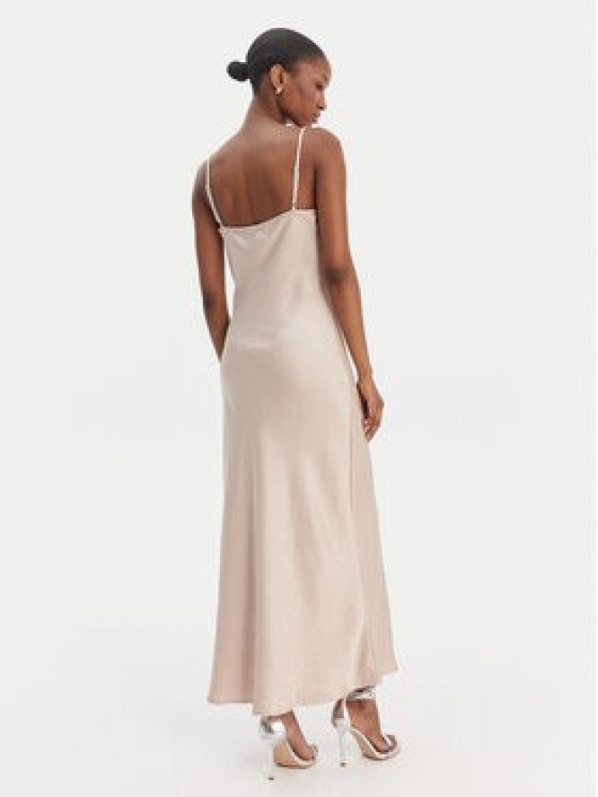 Guess Sukienka wieczorowa W6RK50 WJ732 Beżowy Classic Fit