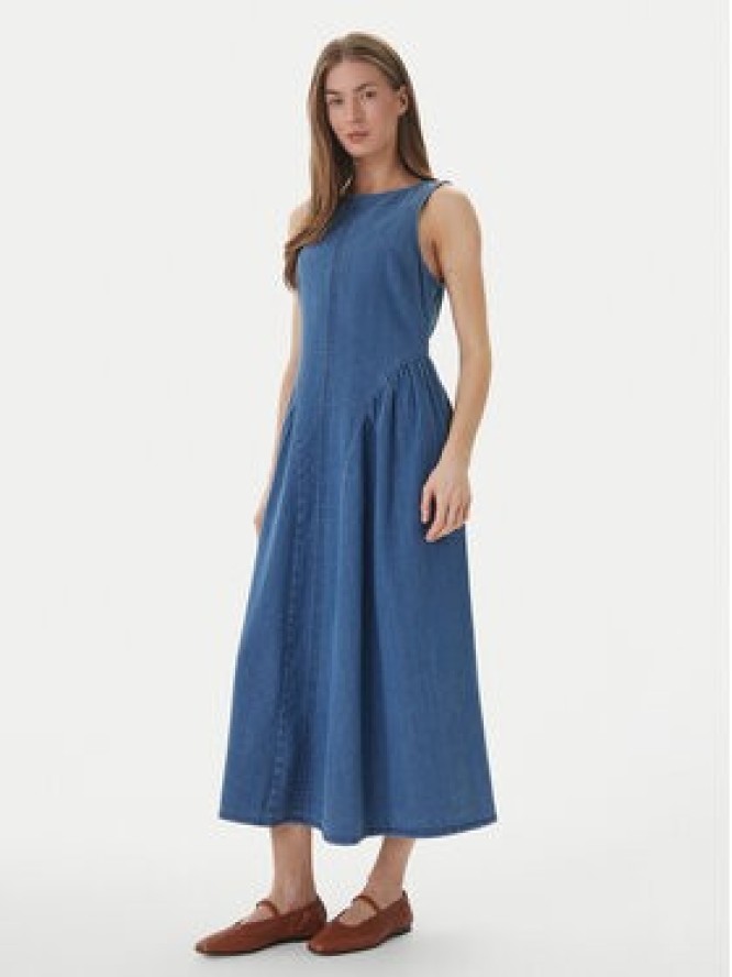 Vero Moda Sukienka jeansowa Kiara 10346411 Niebieski Regular Fit