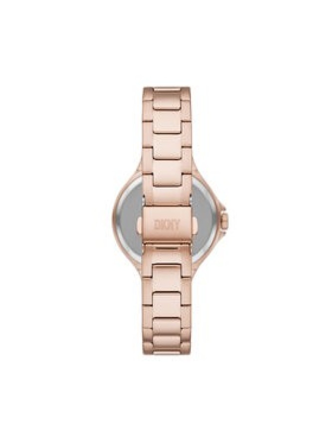 DKNY Zegarek Chambers NY6642 Różowe złocenie