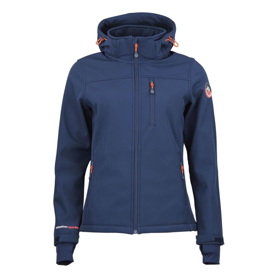 Kurtka damska softshell z kapturem Peak Mountain Aclaude