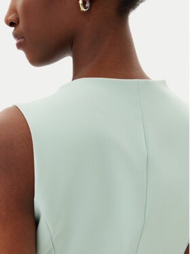 Maryley Kamizelka 25EB128/43SP Zielony Regular Fit