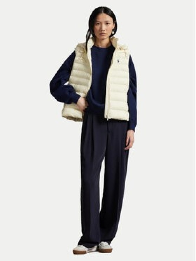 Polo Ralph Lauren Bezrękawnik 211958935002 Kremowy Regular Fit