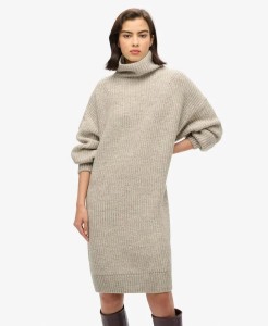 superdry Sukienka swetrowa Chunky Rib Knit