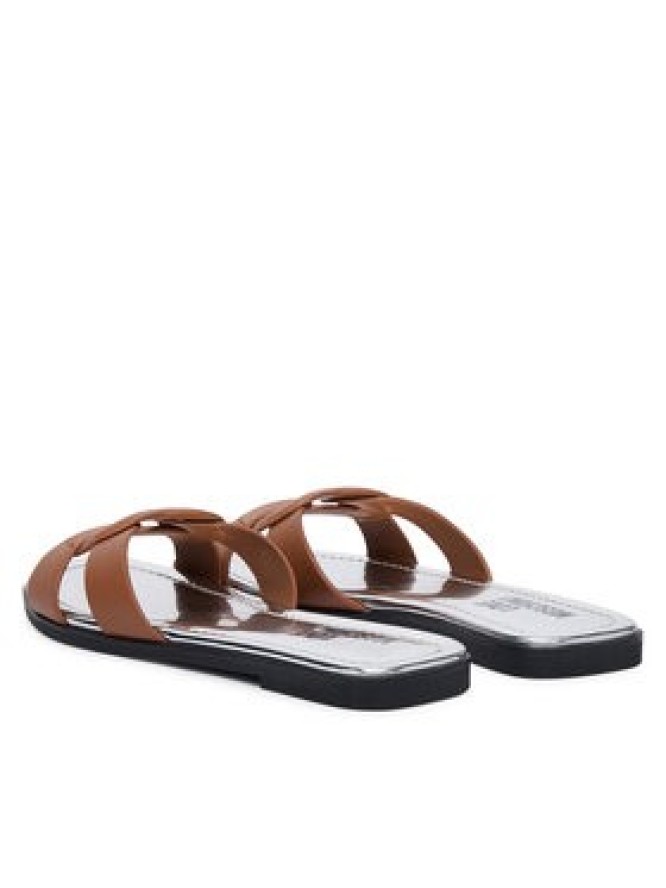 LOVE MOSCHINO Klapki JA28092G0OIAX200 Brązowy