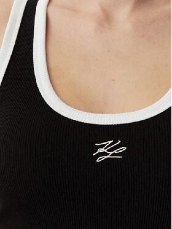 KARL LAGERFELD Szorty jeansowe B2W10048 Kremowy Loose Fit