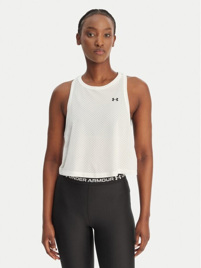 Under Armour T-Shirt Motion 6011229 Biały Slim Fit