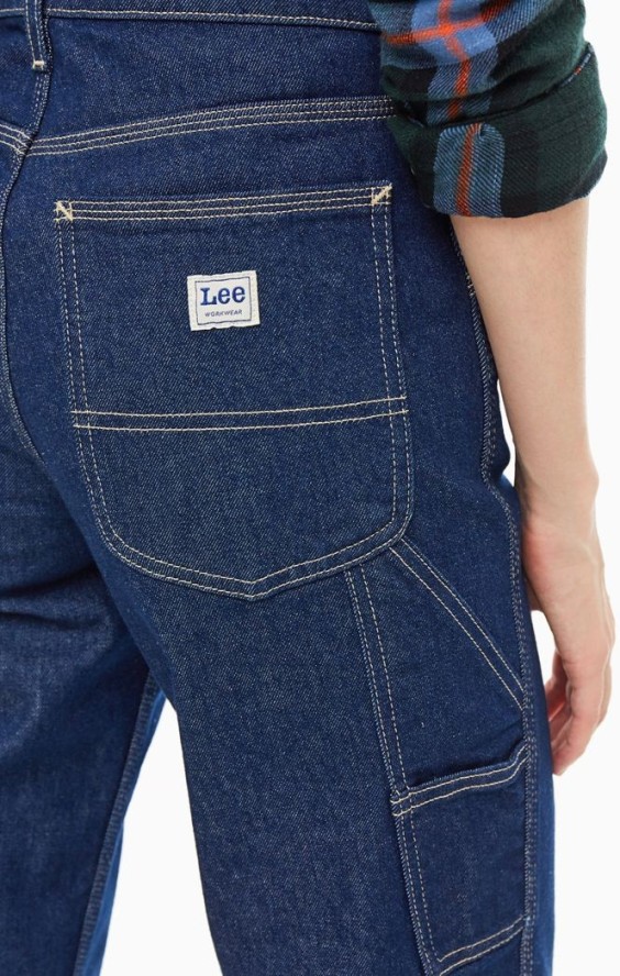 SPODNIE DAMSKIE LEE CARPENTER WIDE LEG RINSE L31HDJ36 112107131