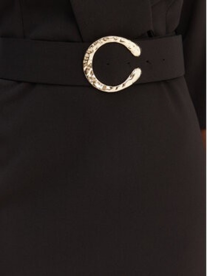 Rinascimento Sukienka koktajlowa CFC0126777003 Czarny Slim Fit