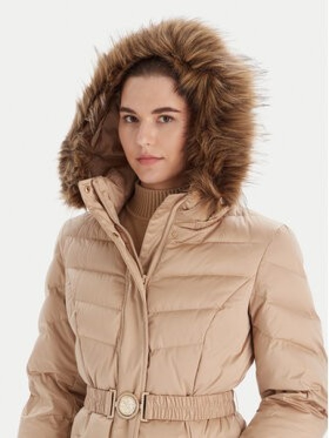 Guess Kurtka puchowa W5BL30 W2802 Beżowy Regular Fit