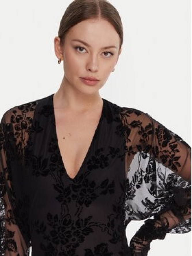 PINKO Sukienka koktajlowa Roulette 105624 A2QD Czarny Regular Fit