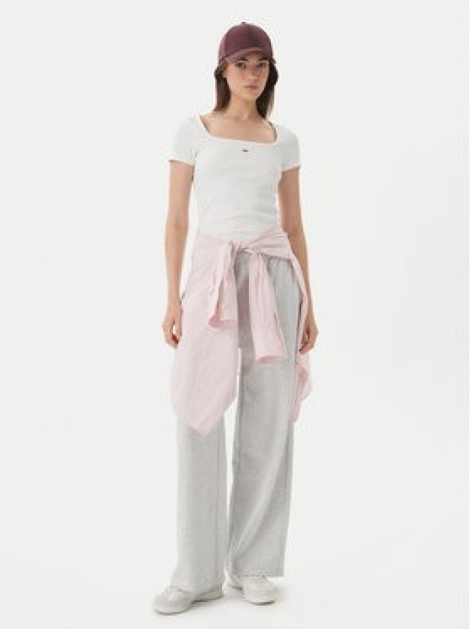 Tommy Hilfiger Spodnie dresowe UW0UW06180 Szary Wide Leg