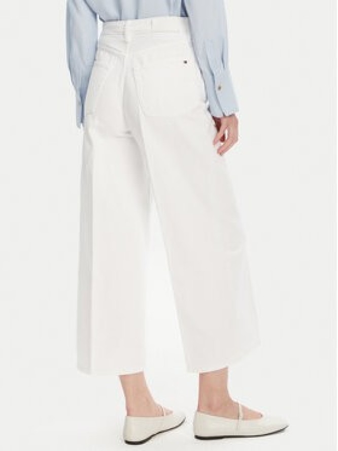 Tommy Hilfiger Jeansy WW0WW44363 Biały Wide Leg