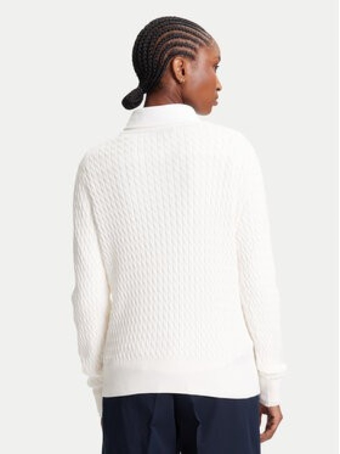 Tommy Hilfiger Sweter Fine WW0WW44993 Écru Regular Fit